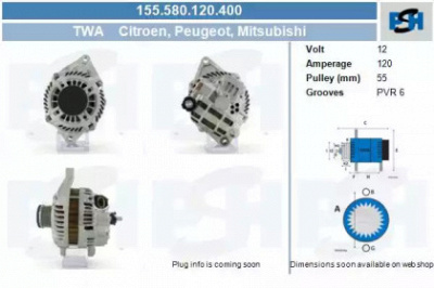 CV PSH 155580120400 -